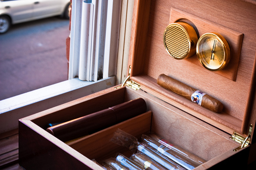 Humidor case to preserve cigars
