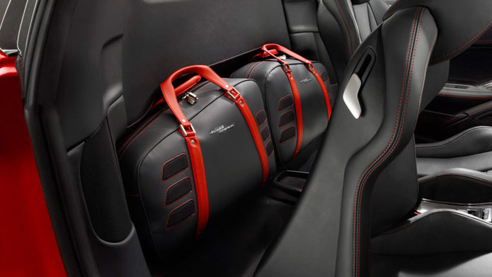 SPACED OUT | Ferrari’s bespoke luggage made especially for this fine automobile