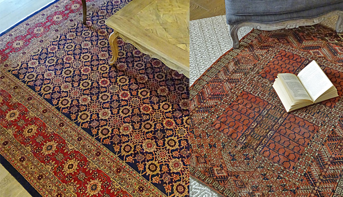 Rare antique Persian rugs are Sarita Handa's favourites.