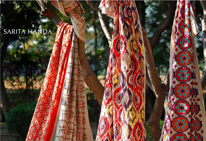 Love for nature is the trigger for the creative process for Sarita Handa's designs.