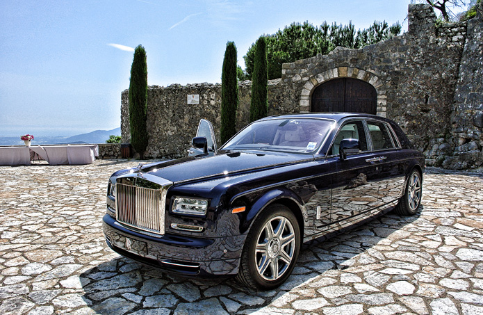 A Rolls Royce Phantom Series II Extended Wheel Base is over six metres in length and two metres wide. Copyright@The Luxe Café