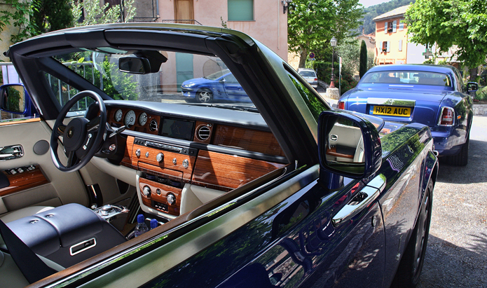 A Rolls Royce Series II Phantom Drophead Coupe. Copyright@The Luxe Café