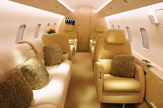 Signature flair of luxe private jet interiors