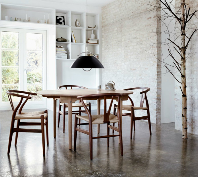 The Wishbone Chairs by Hans Wegner