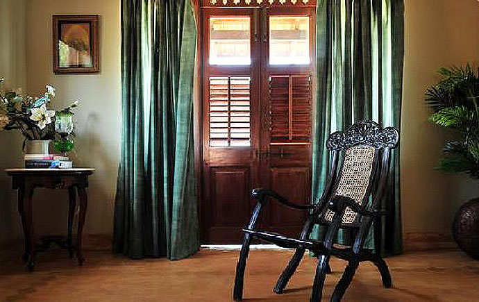 Elegant interiors at Capella – a home-stay with a personal touch.