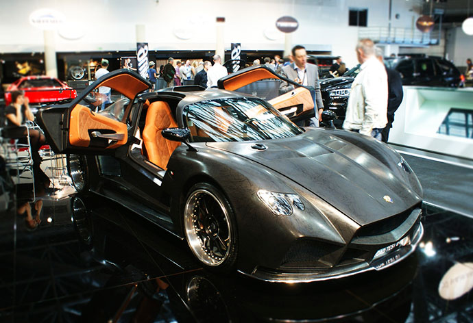 Mazzanti Evantra is also one of the luxury car brands to exhibit at the Top Marques 