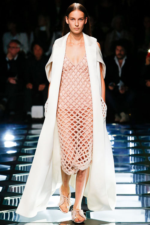 PEEK-A-BOO | Lattice cut out dress from Balenciaga’s Spring 2015 collection