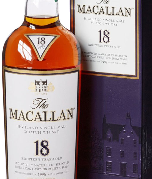 SHERRIED SMOOTHNESS | Coming from the celebrated distillery, Macallan 18 year old is one to cherish