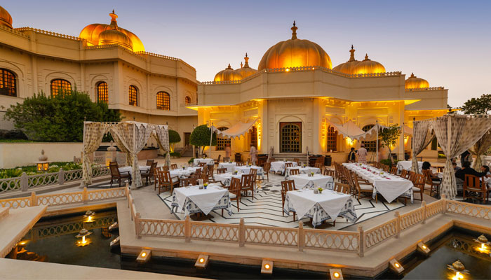 Dining at Oberoi Udaivilas, Udaipur