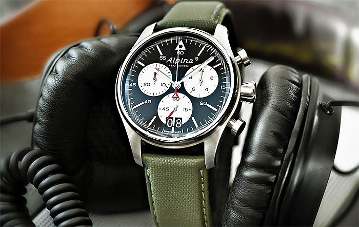 ALPINA VINTAGE STAR TIMER | The watch is built on traditional lines, is highly wearable and maintains the vintage feel that is distinctive for the entire alpina startimer range