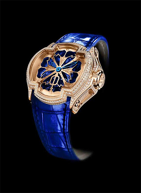 CECIL PURNELL LADY LACROIX | Equipped with Cecil Purnell CP-V11 tourbillon caliber, this watch from the Lacroix series displays a refined and elegant interpretation of the model, more suited for the fairer sex
