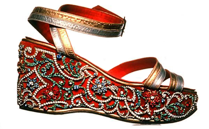 ROYAL INDULGENCE | the trend of shoe customisation goes back in time to when Indian royalty commissioned Western designers to create one-off pieces like Ferragamo’s  Maharani wedges