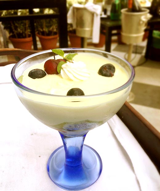 TRIFFLE PUDDING | Served in a pedestaled bowl, a luxurious yet hoity-toity treat