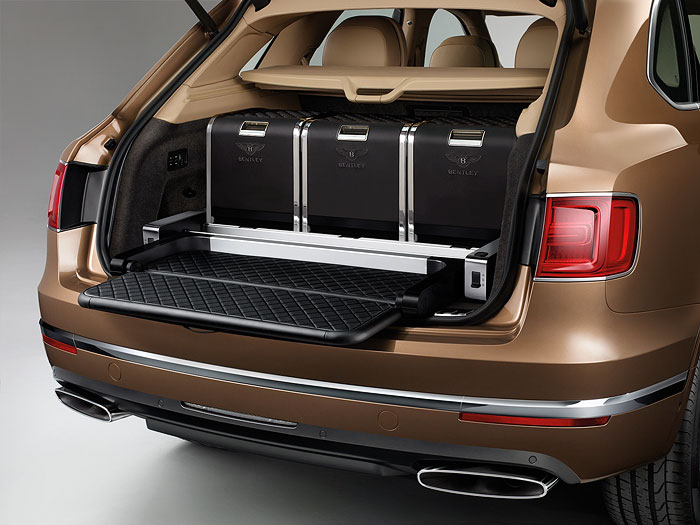 ARTSY ACCESSORIES | Upgrade your Bentayga with mother of pearl inlay, refrigerator or back-seat champagne compartment