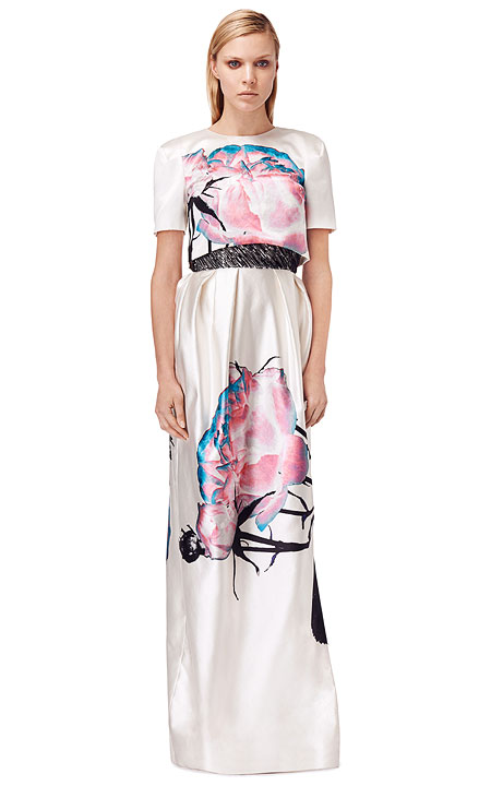 BRUSHED-UP BEAUTY | Abstract swirls of colour and strokes of delicate brushwork, in print, makes for whimsical, feminine charm as seen on catwalks and in this Prabal Gurung creation