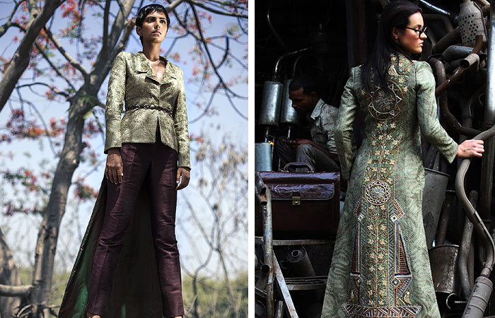INDIAN IN SPIRIT | With stories woven into and on the fabric, these garments are one-off in their construction and the imagination that lies under