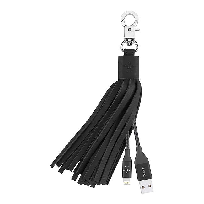 NOW CHARGE AS YOU GO | With Belkin’s tassled MIXIT charging cables hanging onto your purse