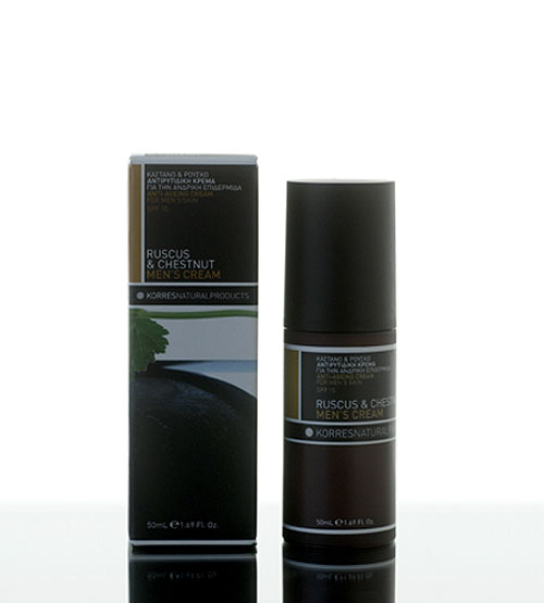 ELIXIR OF YOUTH | Korres’ Chestnut and Ruscus cream is an all-natural anti-ageing potion for the conscious male