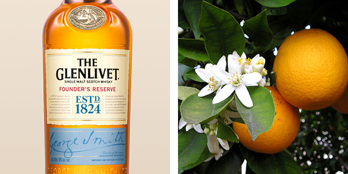 DELICIOUSLY LAYERED DRAM | The Glenlivet Founder's Reserve is replete with delicate aromas of citrus fruit with notes of oranges and pears, and hints of toffee apples and candy