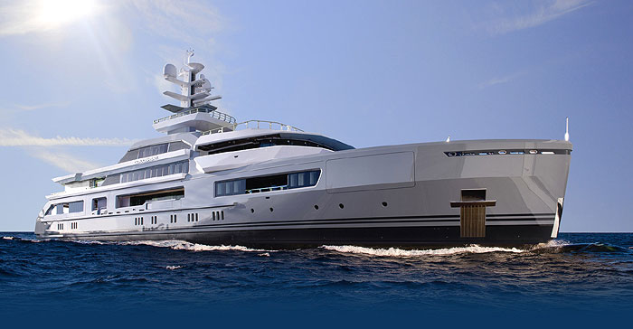 CLOUDBREAK | 72.5 m in length, it comes with Yamaha Jet Skis, Slingshot Kite Surfing Boards and a Centurion Ski Boat