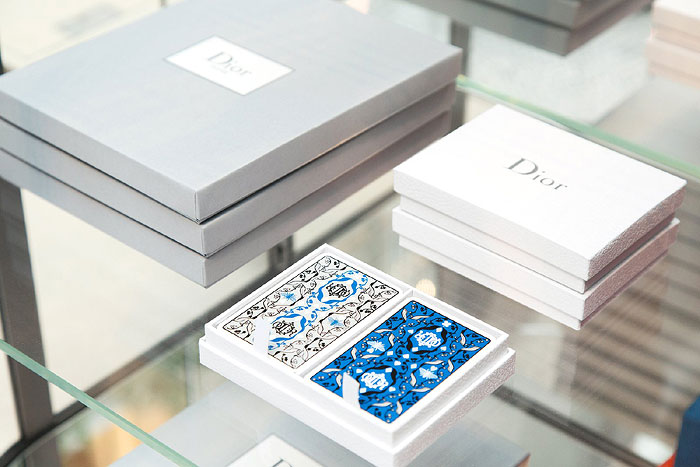 Michaël Cailloux | Deck of Cards inspired by Christian Dior’s gardens in Granville, Milly-la-Forêt, and La Colle Noire