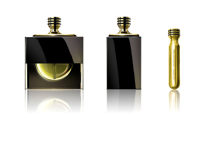 AMATYS | Feminine, Unique, sophisticated and gourmand, with top notes of almond, coriander and heliotrope; heart of vanilla, jasmine, honey and patchouli and base of violet, blonde woods, musk, amber and pralines