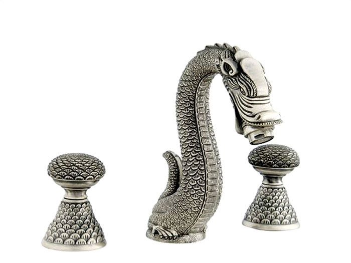 MESTRE | The Dragon head faucet by this Spanish label embodies the highest form of artisanal finesse and promises to bring serious class to your bathroom interiors 