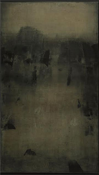 UNITITLED | A rare, early work by celebrated artist VS Gaitonde, this artwork is also on the cover of the catalogue and in the collection showcased at Taj Mnashingh, New Delhi