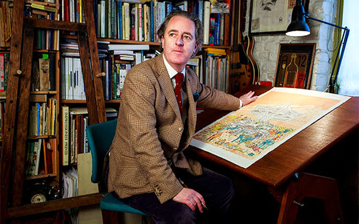 HISTORY IN A PAINTING | Commemorating 250 years of Christie’s history, artist Adam Dant has created a special drawing which encapsulates an edited history of the auction house