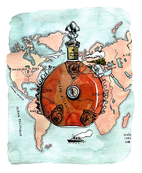 MYTHICAL JOURNEY | Louis XIII cognac, created in 1874 and globally reckoned, draws from grapes growing in Grande Champagne, the most sought-after area of the Cognac region, in France