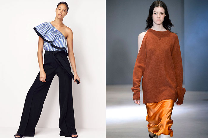 SHOULDER UP | Cold shoulder tops continue their stint on the runway with design houses keeping up with the play on the shoulder flash