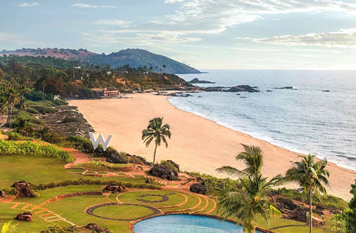 The W Goa is W Hotels’ first property in India, where you can wallow in sea-side luxury