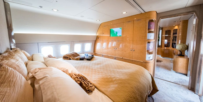 ROUND THE GLOBE | A Boeing 767 outfitted for ultra-high net worth clientele