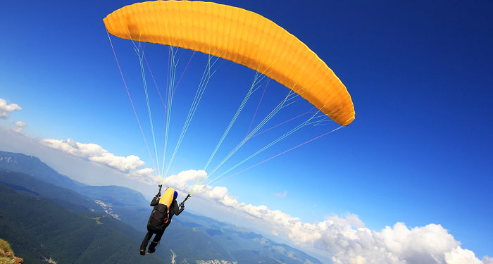 UP IN THE AIR | Paragliding, zorbing and parasailing are popular adventure sports which take flying to another level