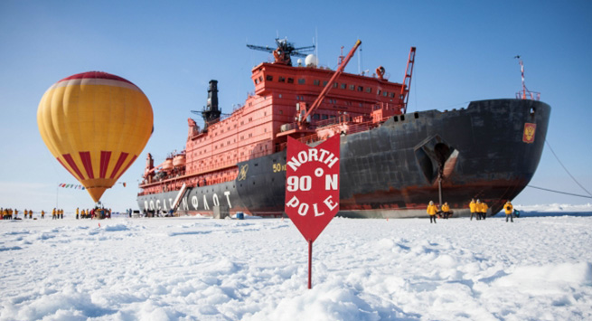 ‘50 Years of Victory’ is the world’s largest and most powerful nuclear icebreaker