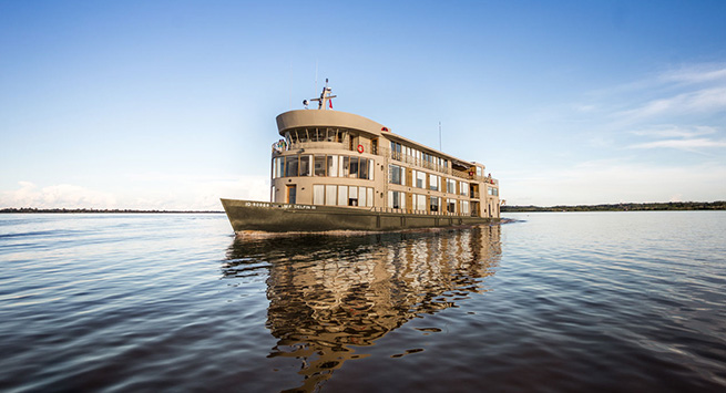 Delfin Amazon cruises offer you activities such as jungle trekking, canopy walking and swimming with river dolphins