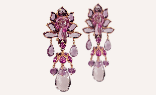 The Peacock ear rings are among their signature pieces, exhibited in museums across the world
