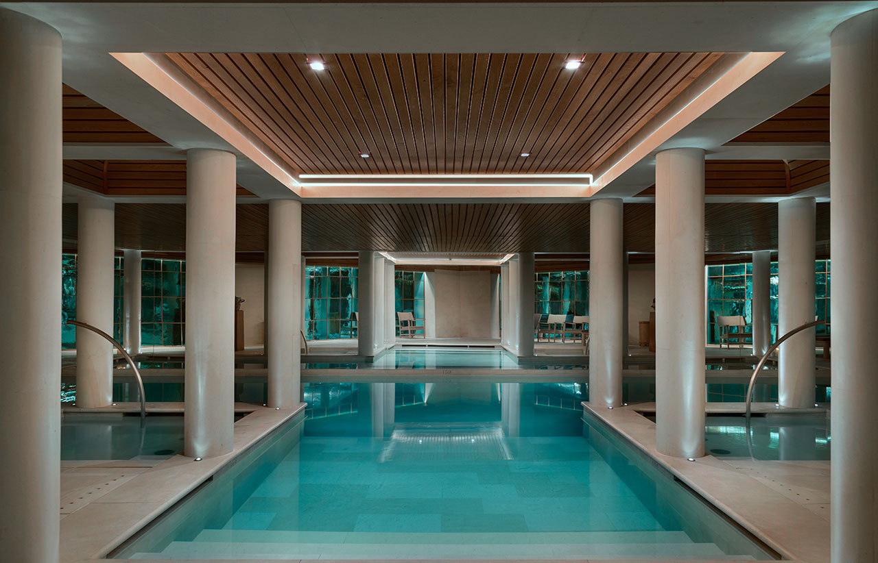Pool at Le Melezin, France