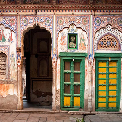 Lighted Facade Mandawa Fort