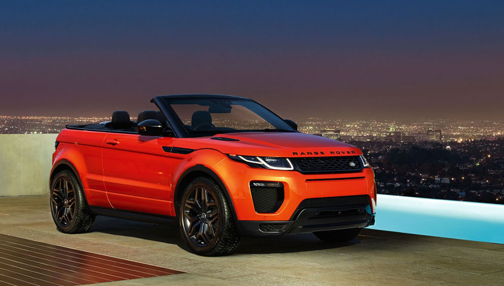 Range Rover Evoque world’s first luxury SUV convertible