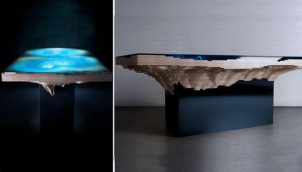 The ocean on your table, by Duffy London