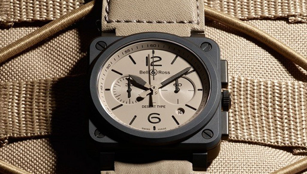 Bell & Ross Desert Type watch collection displays military chic