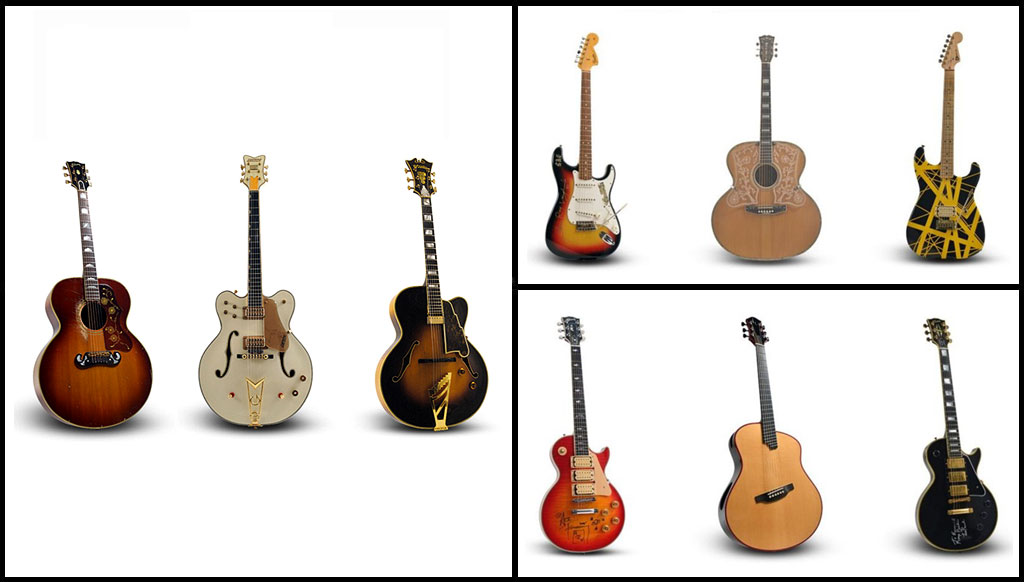 Legendary rock guitars to be auctioned