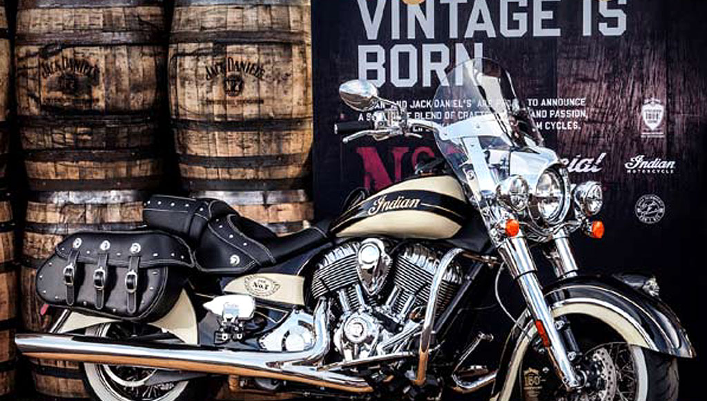 Indian Motorcycle and Jack Daniels Collaborate for a Limited Edition Bike