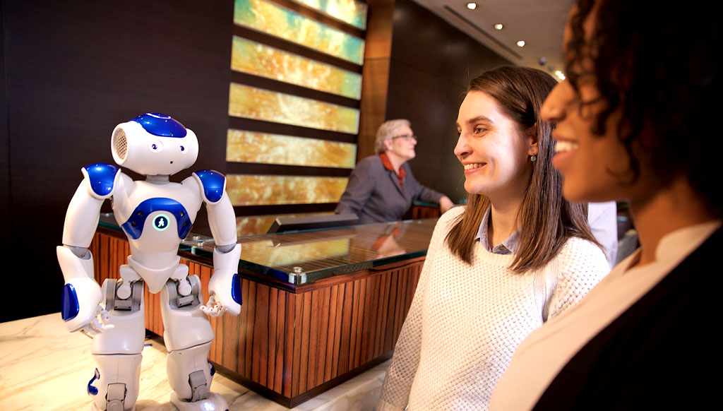 Connie the robot concierge at Hilton