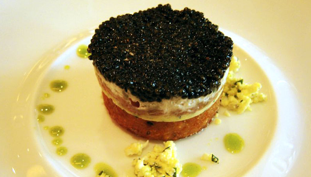 The most expensive caviar on your plate