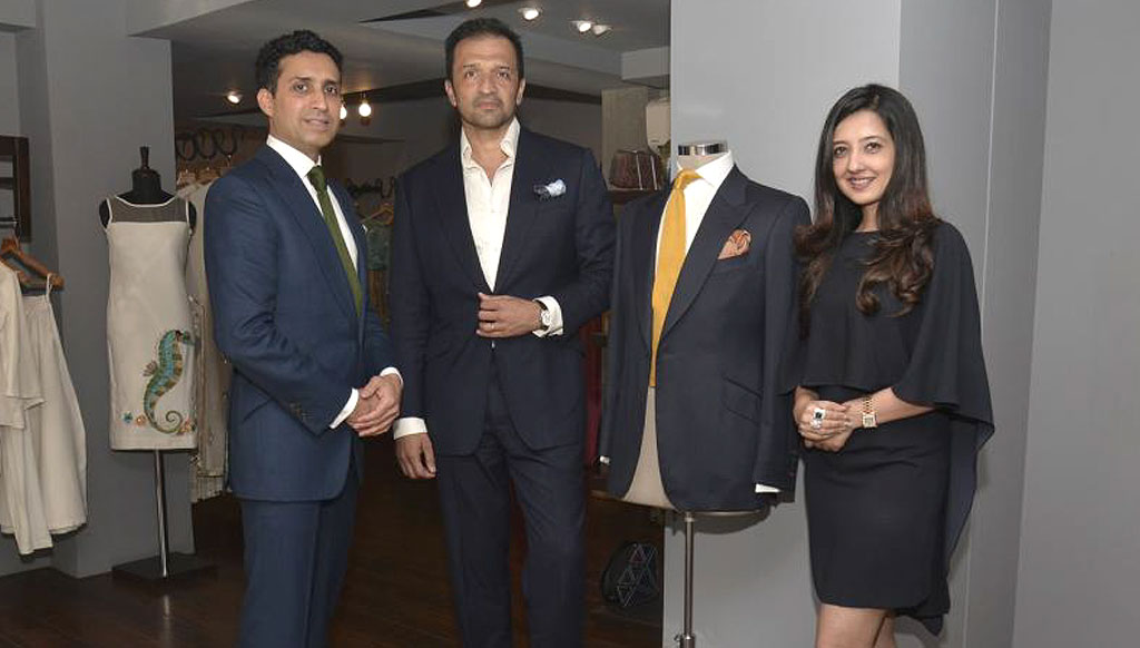 Paul Jheeta from Savile Row collaborates with Amy Billimoria House of Design
