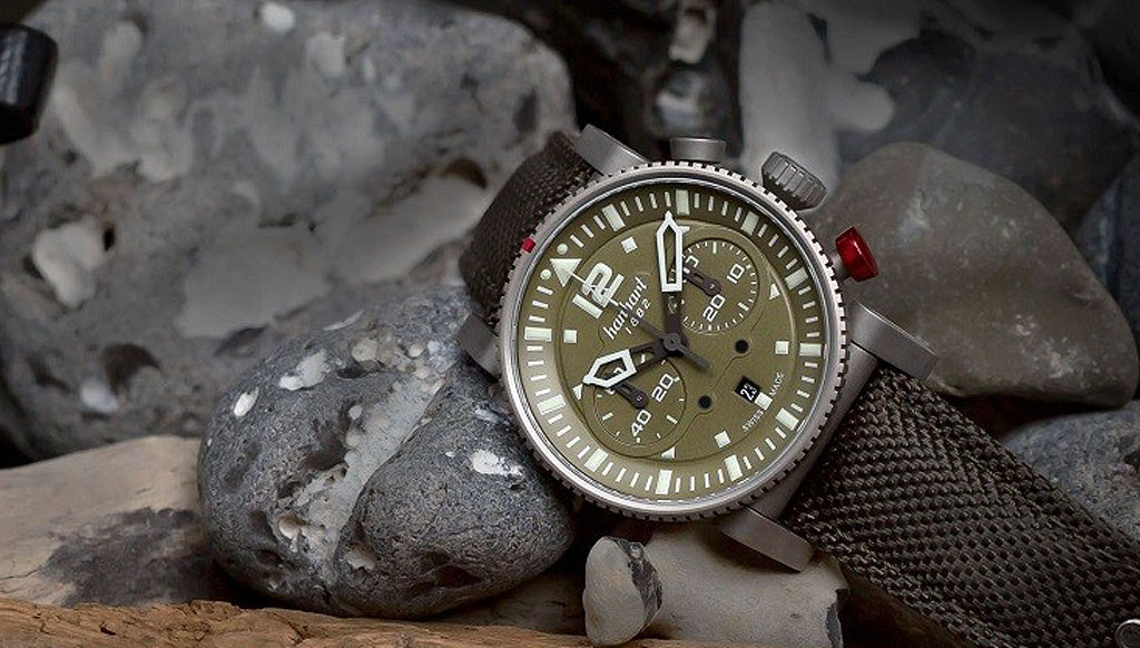 Limited edition Hanhart Primus Survivor Pilot Watch