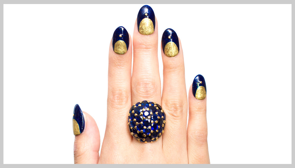 The $40,000 Lewis Manicure gives you matching jewels and nails