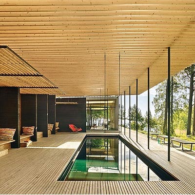sauna house in sweden